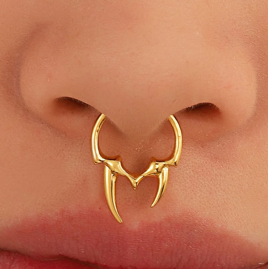 Unisex U-Shape Horn Nose Clip Piercing Jewelry