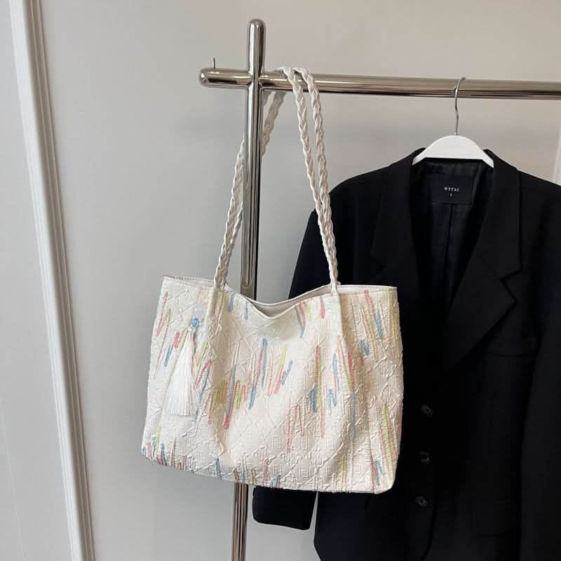 Casual Trend Large Capacity Tote Bag - Fashionable Shoulder Bag