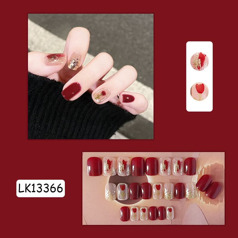 Autumn & Winter Style Colored Nail Art Pieces