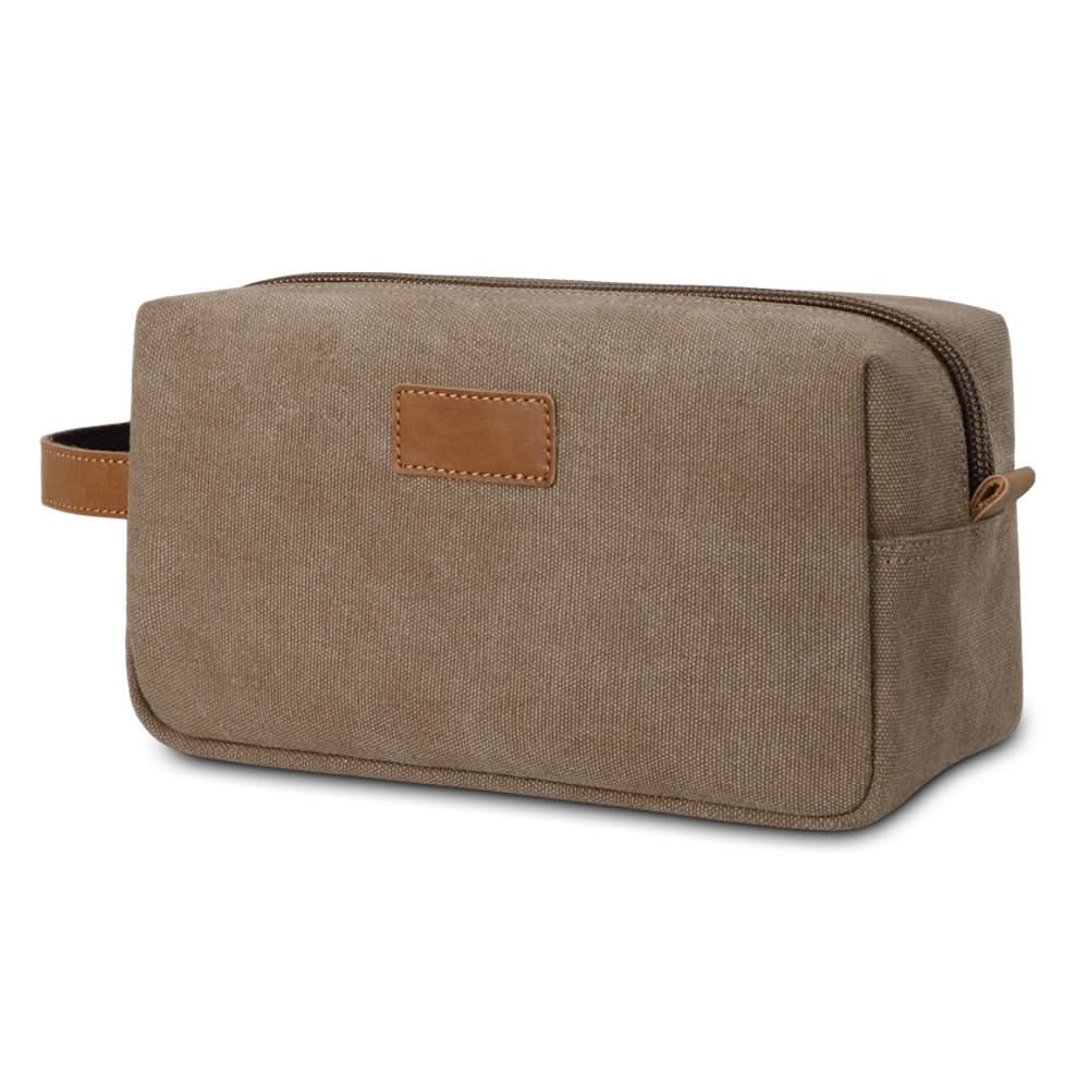 Retro Waterproof Toiletry Bag - Canvas Travel Handbag