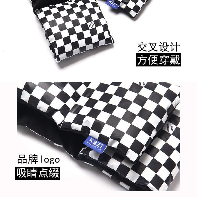 Retro Japanese-Style Cross Scarf