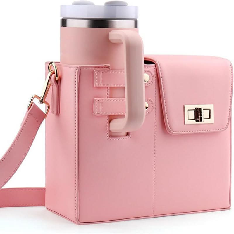 Outdoor Portable Beverage Bottle Bag - Trendy Commuter Messenger