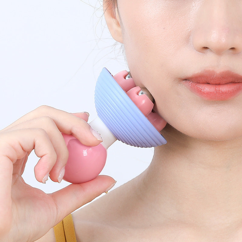 Three-Bead Roller Massager – Full Body Slimming Tool for Muscle Relief