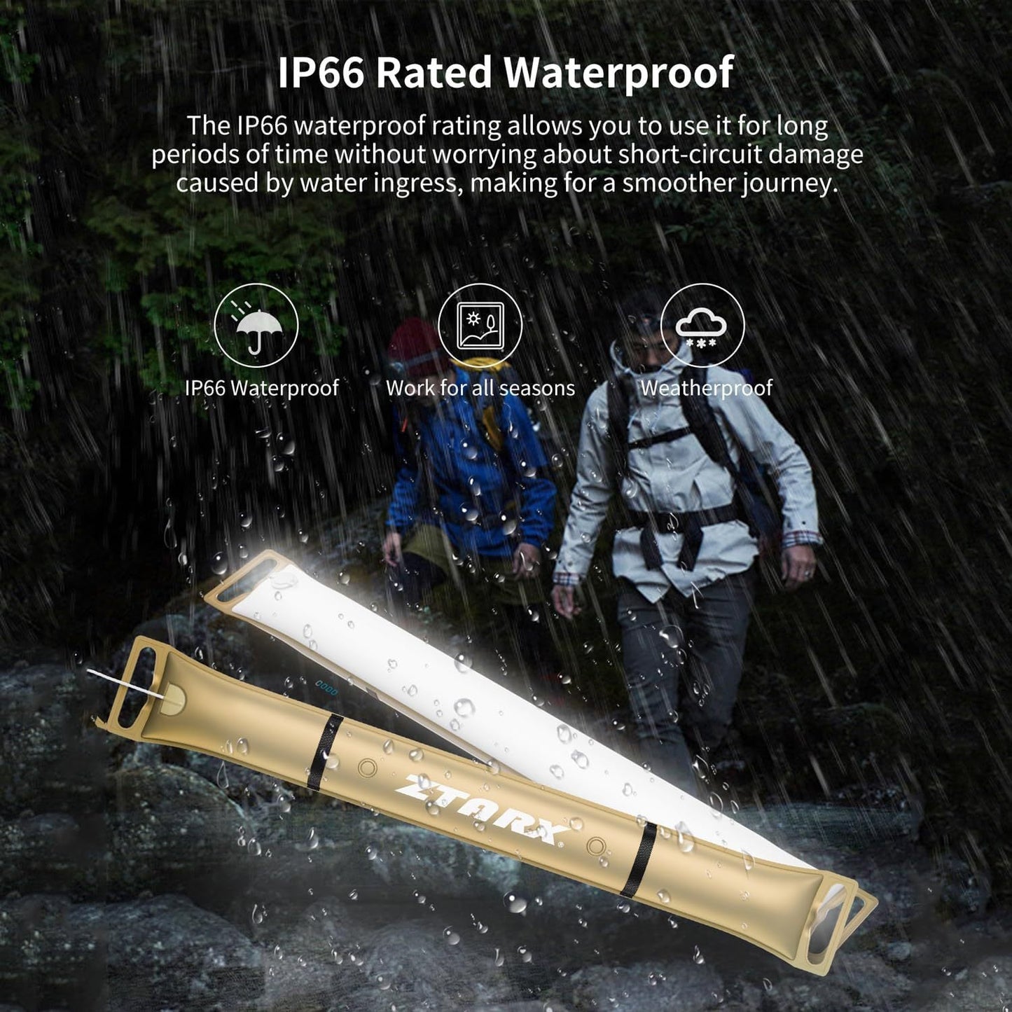 Solar Inflatable LED Camping Light – Foldable, Waterproof & Magnetic (Plug-in model)