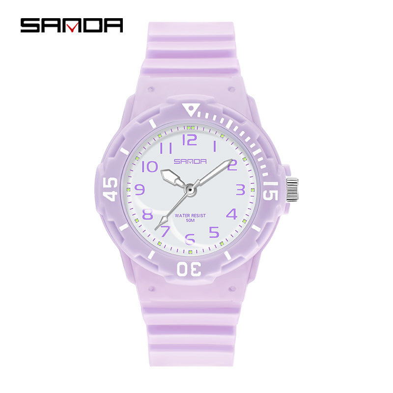 Sanda Women’s Luminous Quartz Watch – Waterproof Casual Analog Watch