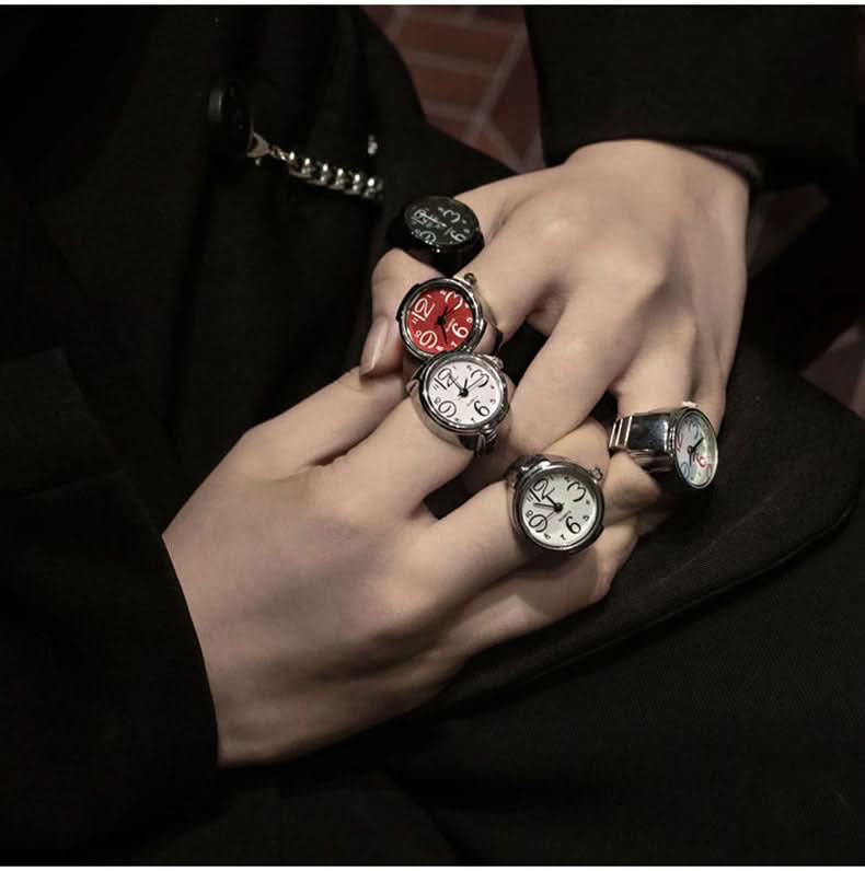 Unisex Ring Watch – Stylish Quartz Finger Watch