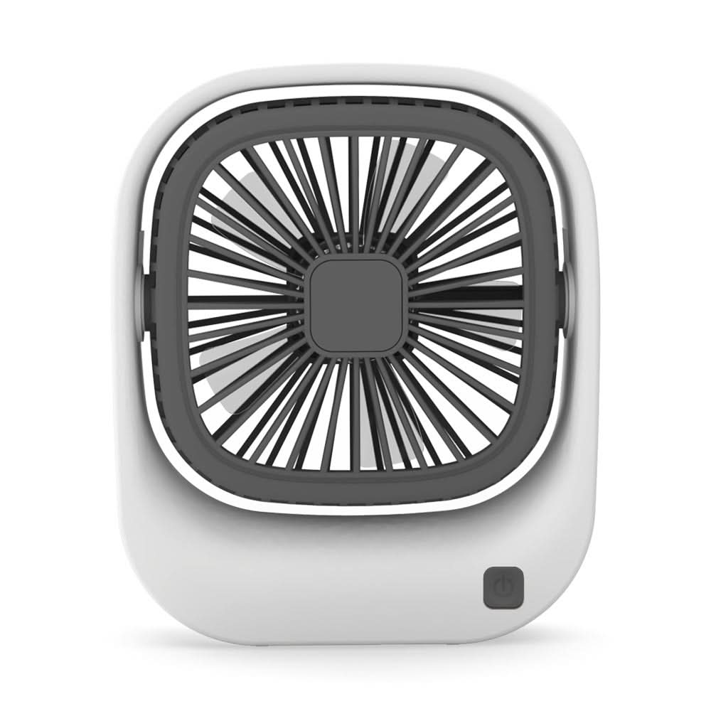 USB Rechargeable Square Mini Desktop Fan