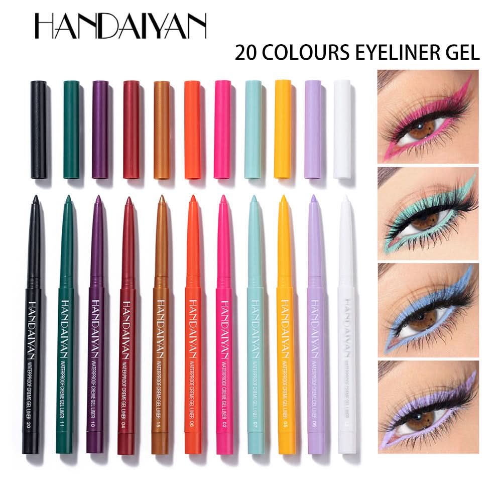 HANDAIYAN Waterproof Eyeliner Gel Pencil – Smudge-Proof Cream Gel Eyeliner