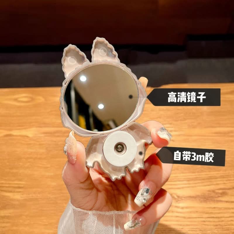 Cartoon Rotating Phone Stand – Foldable, Universal Adhesive Grip & Kickstand