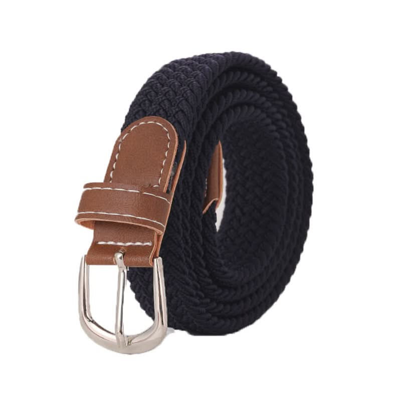 Unisex Elastic Woven Canvas Belt