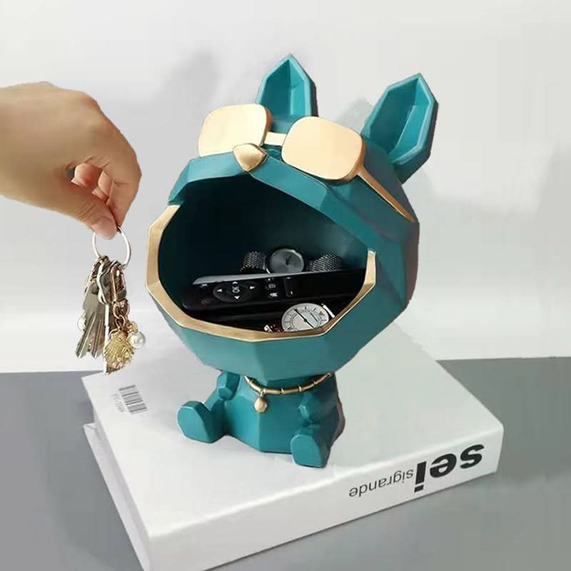 Charming French Bulldog Key Storage Ornament