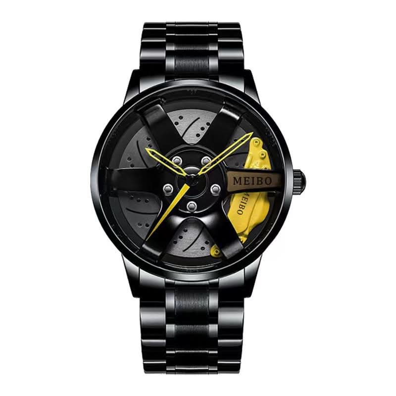 Men's Fashion Quartz Watch, Steel Strap, 40mm Dial