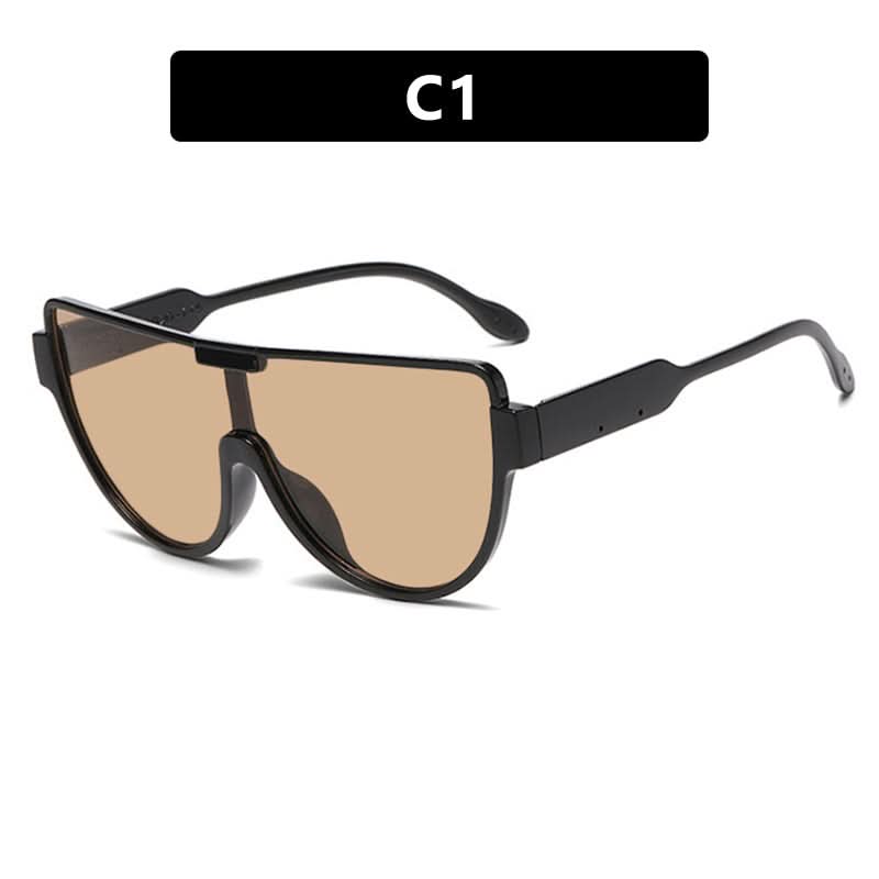 Women's Oversized Aviator Sunglasses – UV400 Protection, Fashion Street Style