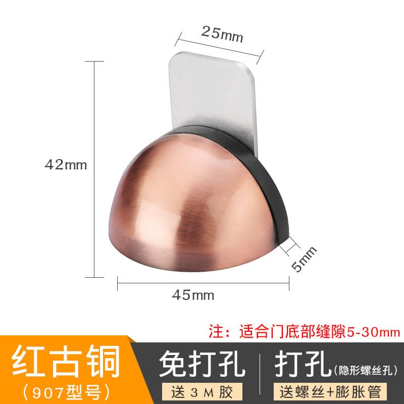 Turtle Top Anti-Collision Door Stopper – Stainless Steel