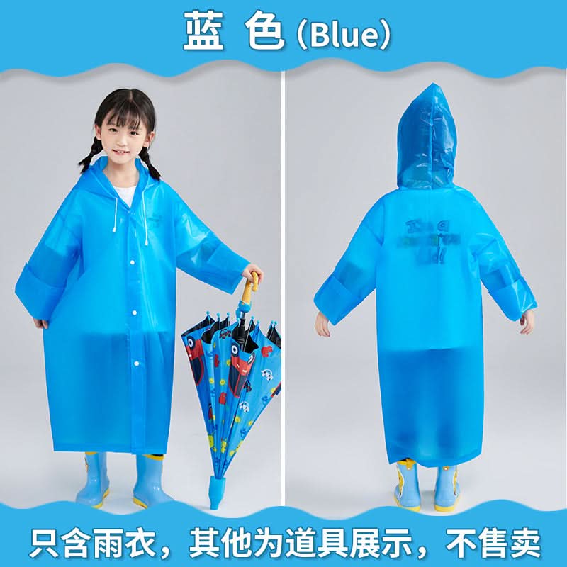 Reusable Full-Body Raincoat for Women & Kids – Lightweight, Waterproof