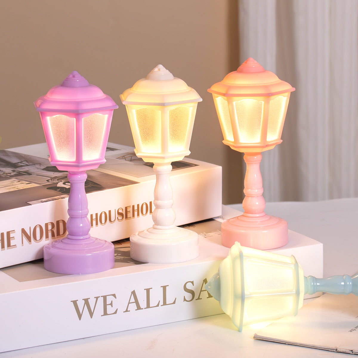 DIY Mini LED Night Light – Cute Table Lamp Ornament for Bedroom & Desktop Decor