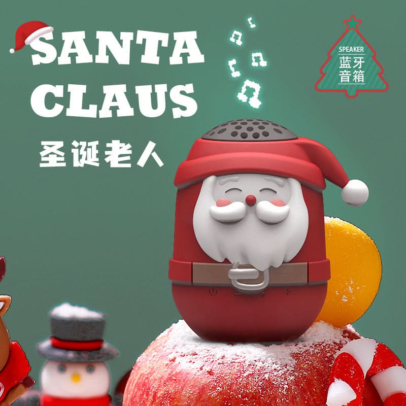 Cartoon Santa Bluetooth Speaker – Portable Waterproof