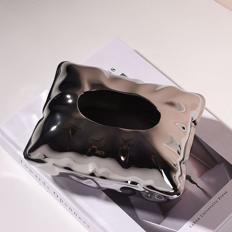 Ceramic Tissue Box - INS Cream Style Modern Home Decor