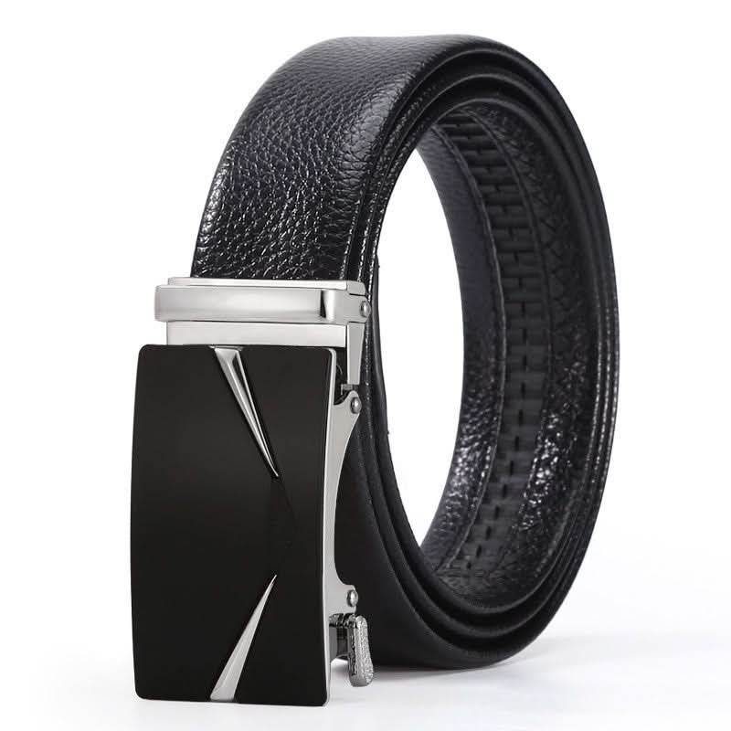 Men’s PU Leather Belt with Devil's Eye Buckle