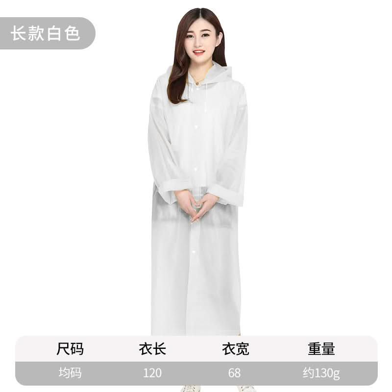 Reusable Full-Body Raincoat for Women & Kids – Lightweight, Waterproof