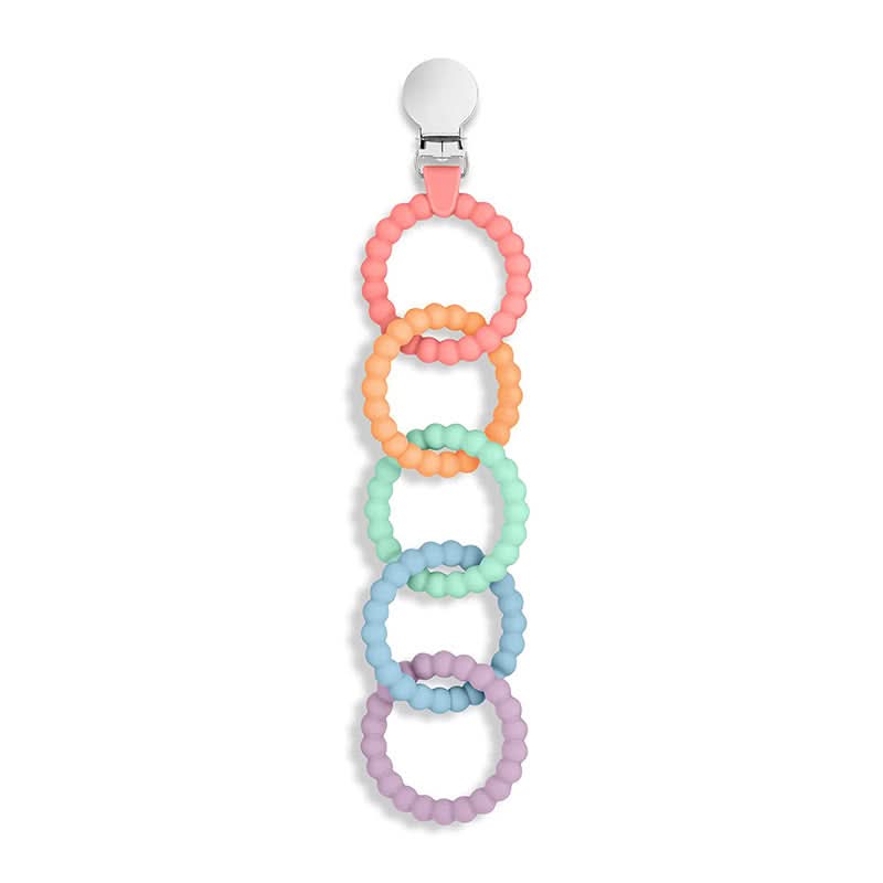 Soft Silicone Baby Teething Rings – BPA-Free, Soothing Chew Toy