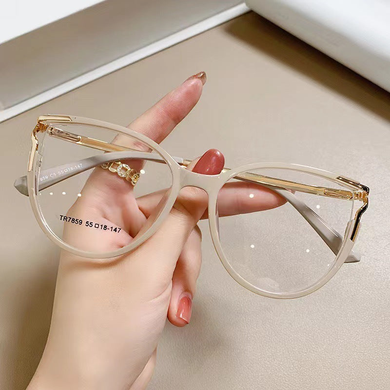 Anti-Blue Light Stylish Computer Glasses For Women – Oval Frame, Gradient Lens