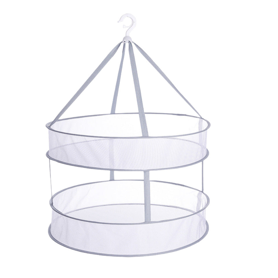 Foldable Clothes Drying Rack Net Basket for Socks & Underwear – Deformation-Resistant Hanging Dryer