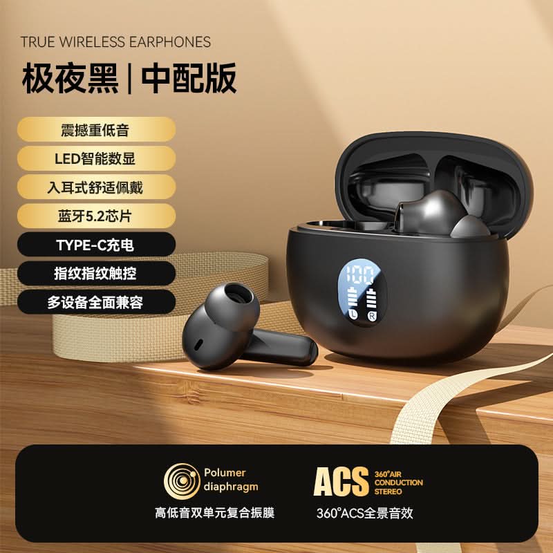 Wireless Bluetooth Sports Earbuds with Noise Reduction