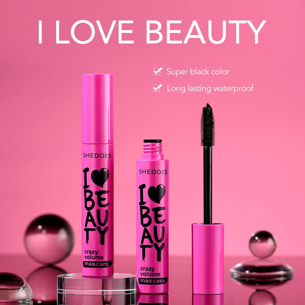 Shedoes Waterproof Volumizing Mascara – Smudge-Proof Thickening & Lengthening