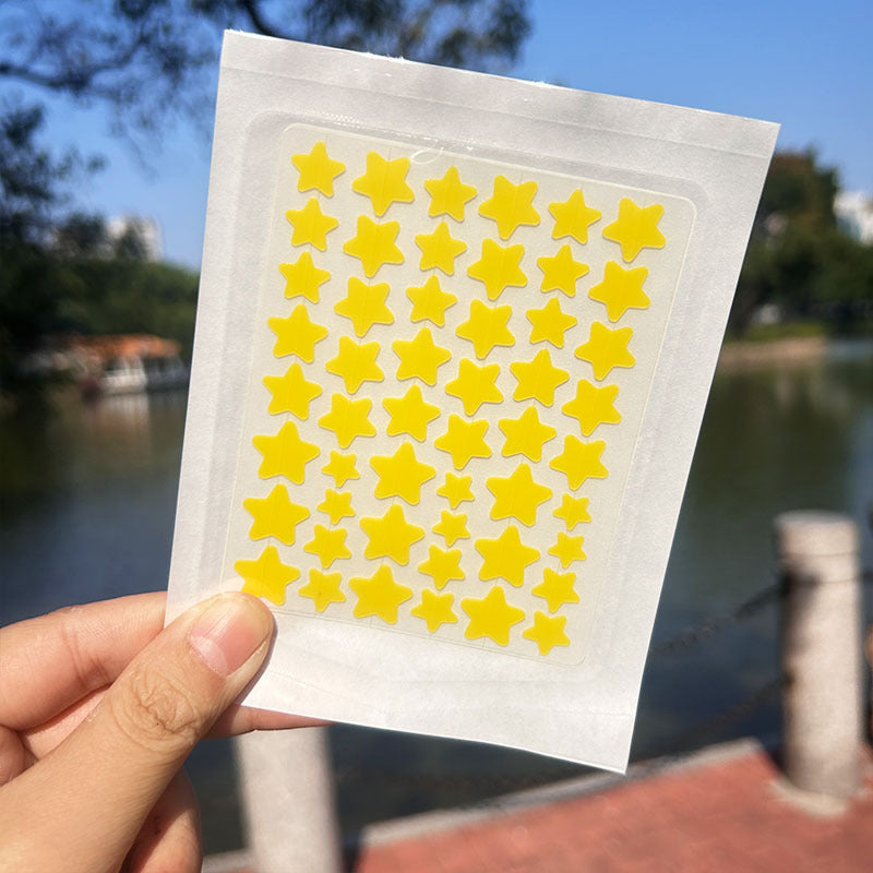 Star Acne Patches for Face – Hydrocolloid Blemish Treatment, Cute Star Shape (51-pieces)