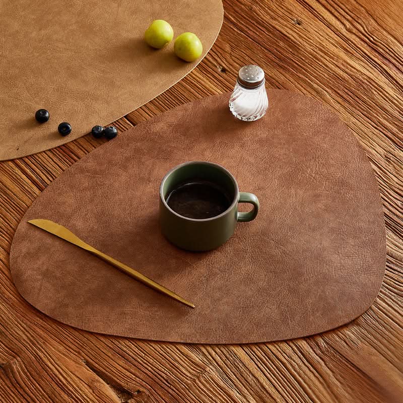 Waterproof PVC Leather Placemats - Luxury Design