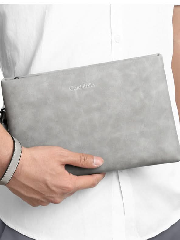 Men’s PU Leather Clutch Bag – Business Handbag & Envelope Wallet