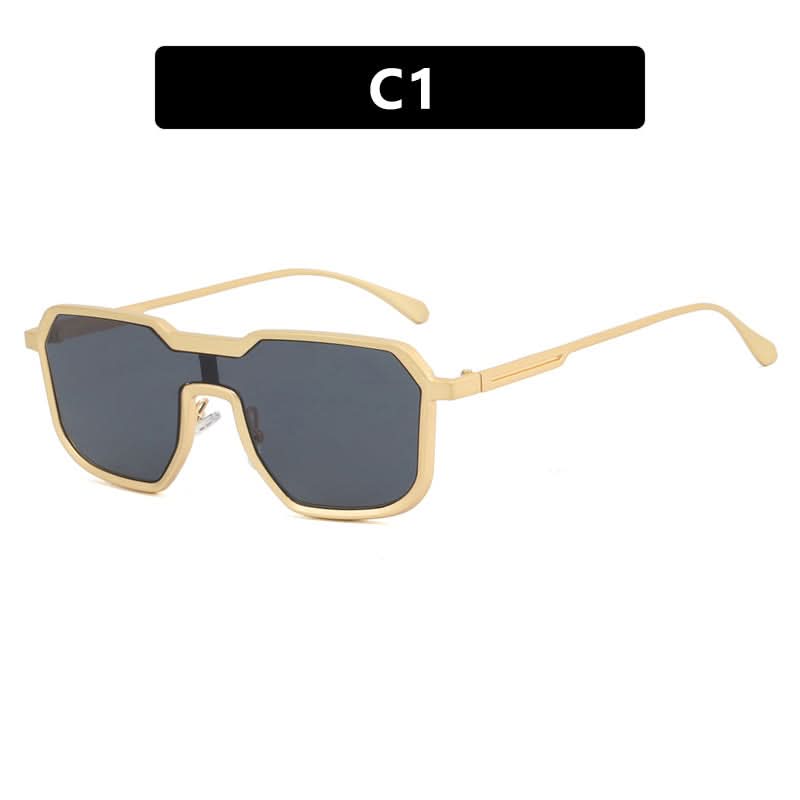 Men's Metal Square Sunglasses for Driving