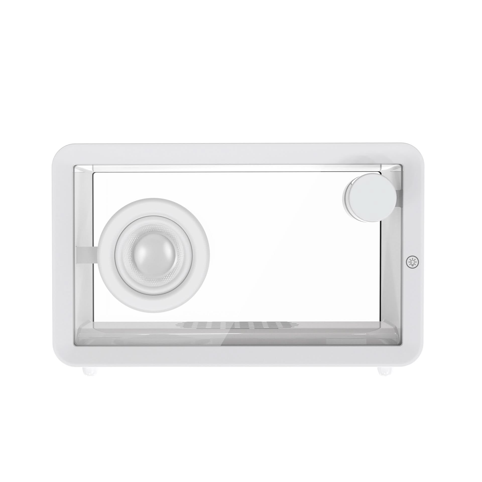 Transparent Bluetooth Speaker with RGB Lights – Wireless Stereo Sound
