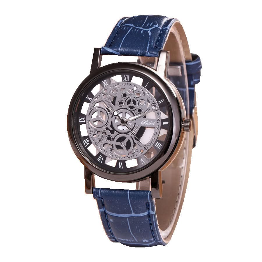 Men’s Fashion Quartz Watch, Hollow Design