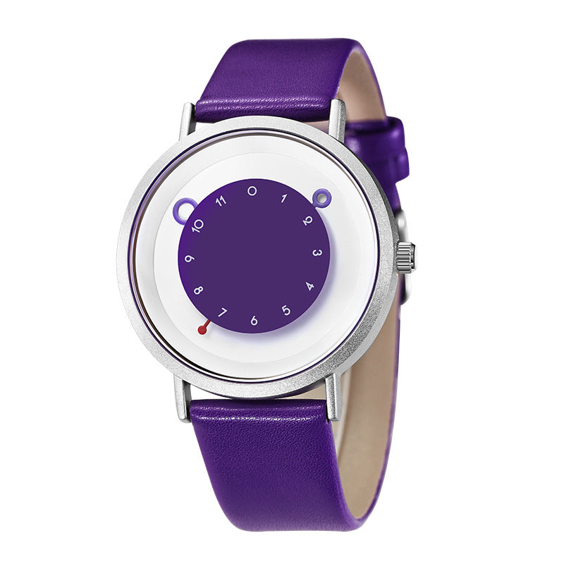 SK Women’s Quartz Watch – Simple PU Leather Strap, Waterproof Fashion Wristwatch