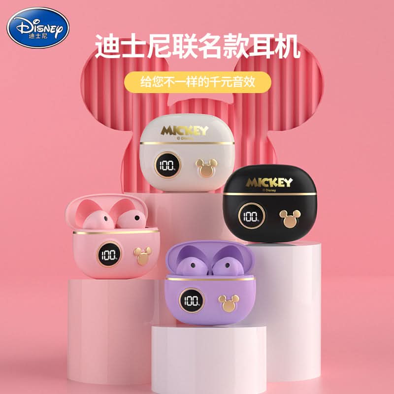 Disney Inspired Wireless Bluetooth Earbuds – Low-Latency Gaming With Type-C Charging