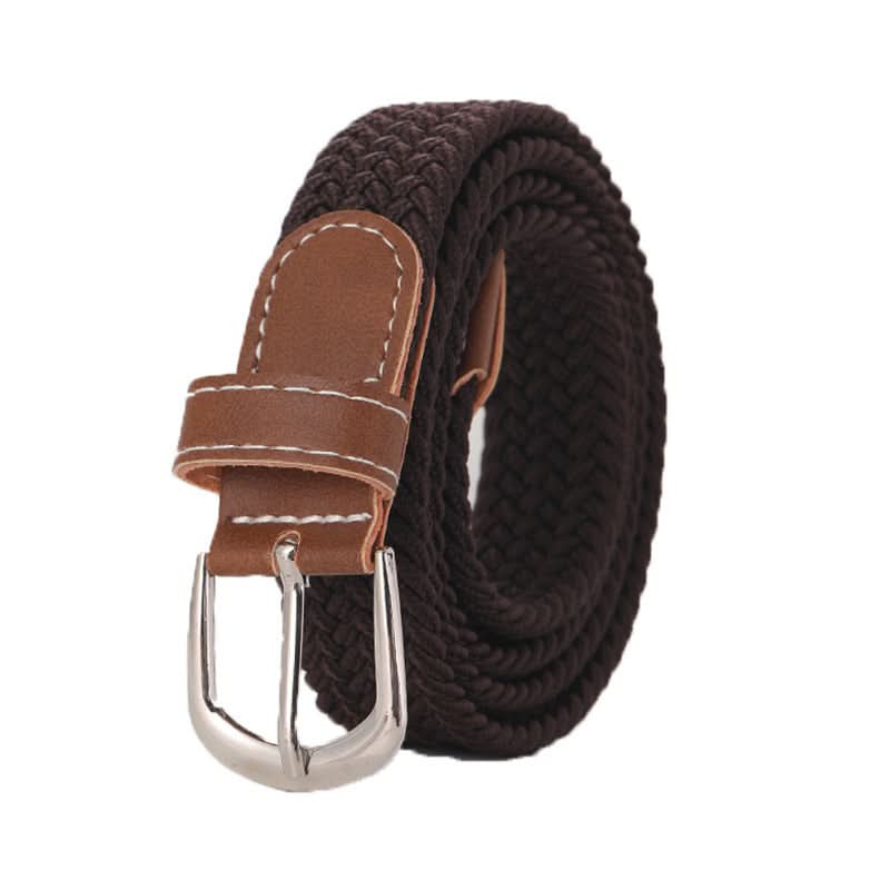 Unisex Elastic Woven Canvas Belt
