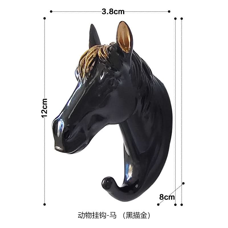 Punch-Free Animal Head Wall Hook – Decorative Deer Head Sticky Hanger