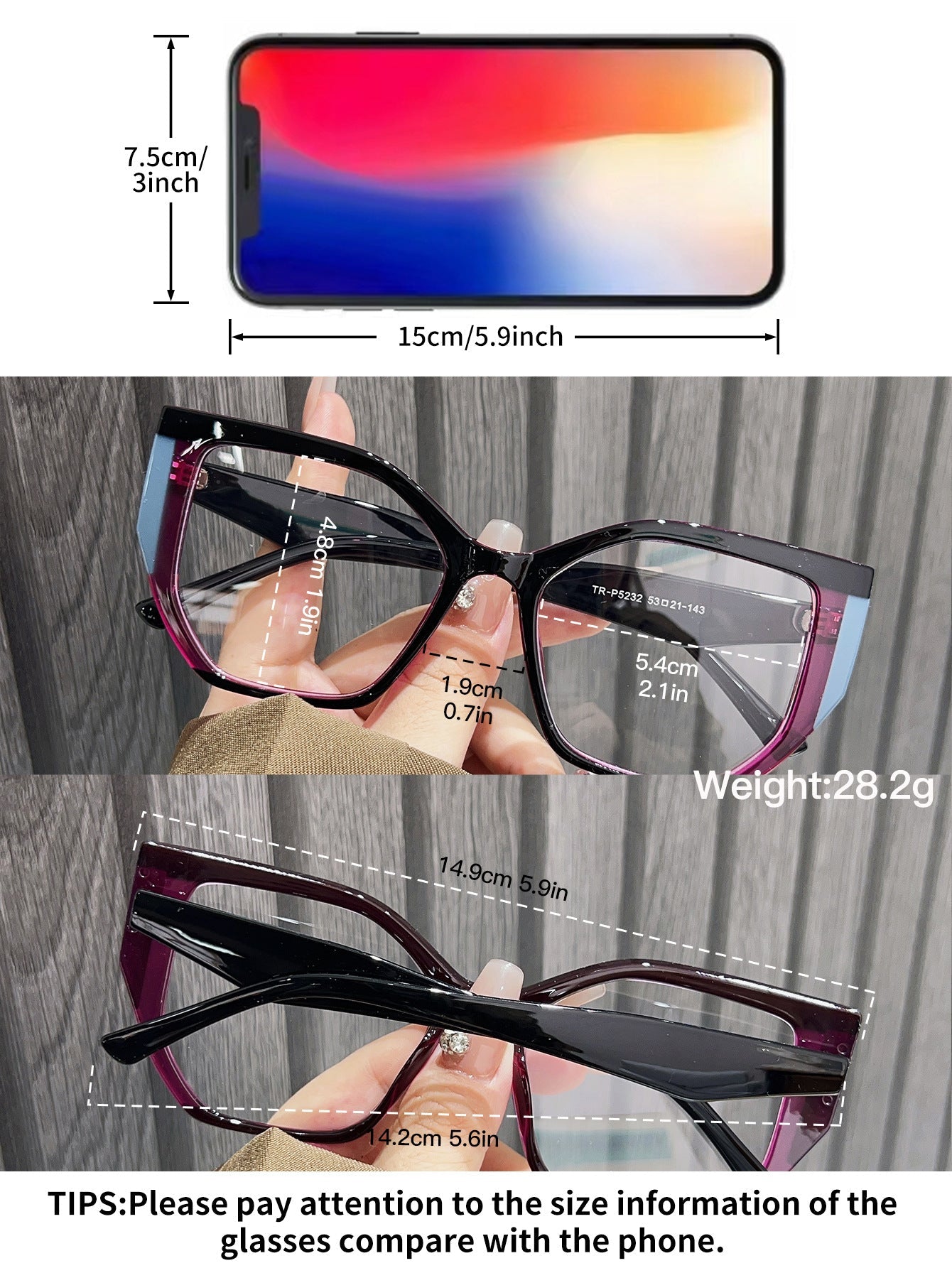 Cat Eye Anti-Blue Light Glasses for Women – TR90 Fashion Eyewear