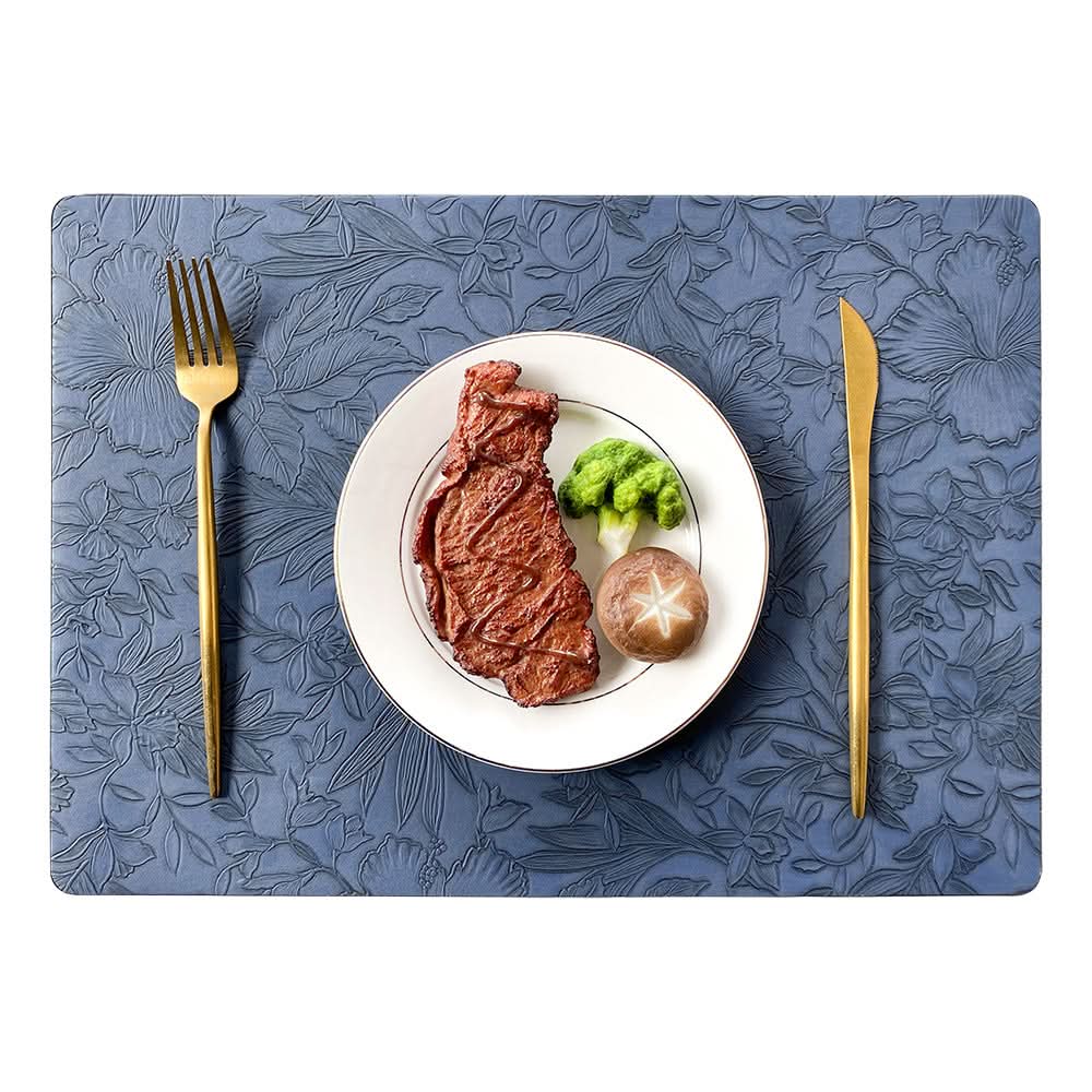 Double-Sided Leather Non-Slip Dining Mat