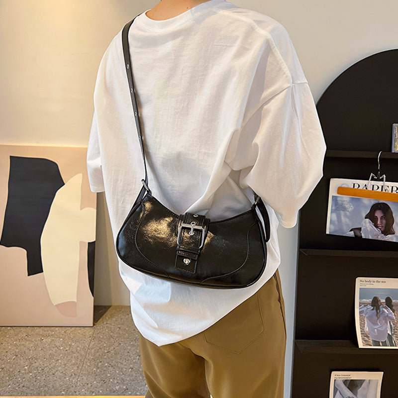 Women’s Baguette Shoulder Bag – Urban Simple Underarm Crossbody