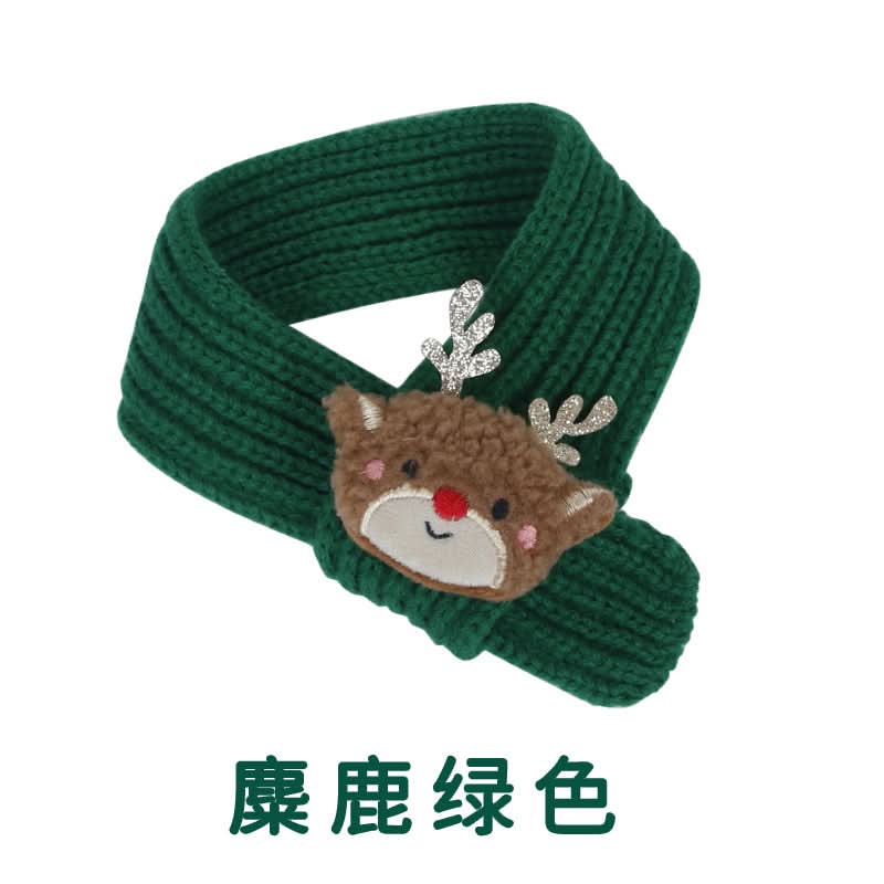 Pet Christmas Scarf & Hat Set for Cats and Dogs