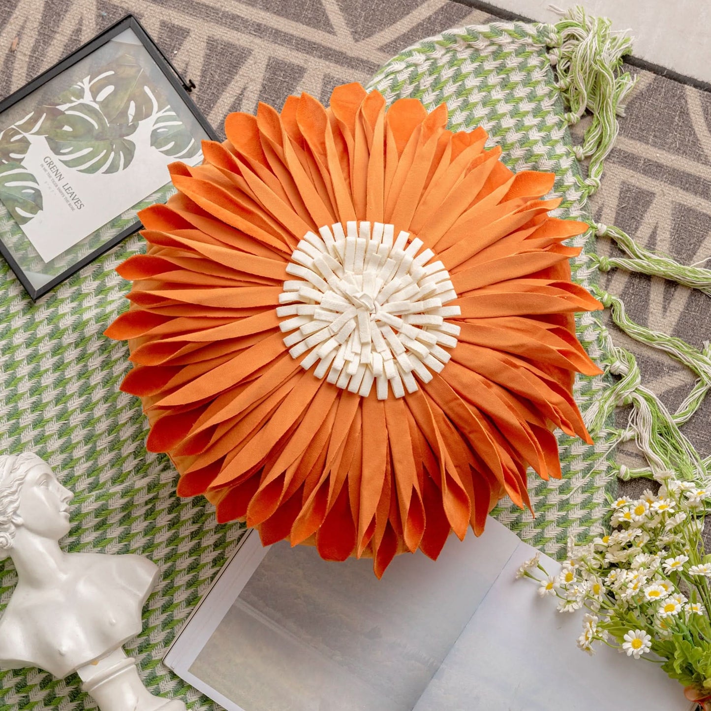 Sunflower Pillowcase - Small Daisy & Sunflower Design
