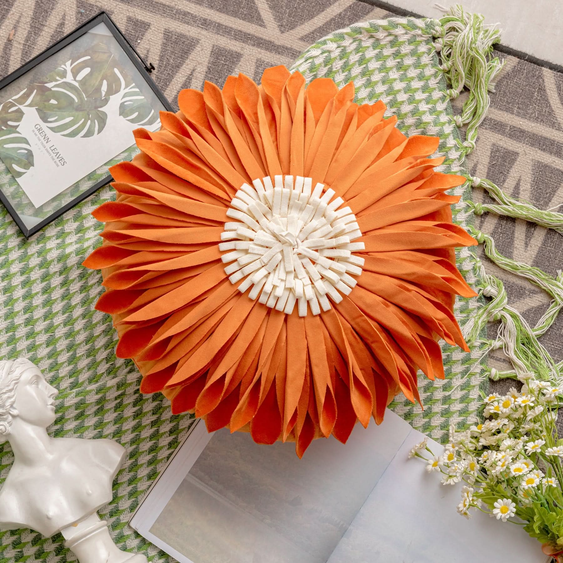 Sunflower Pillowcase - Small Daisy & Sunflower Design