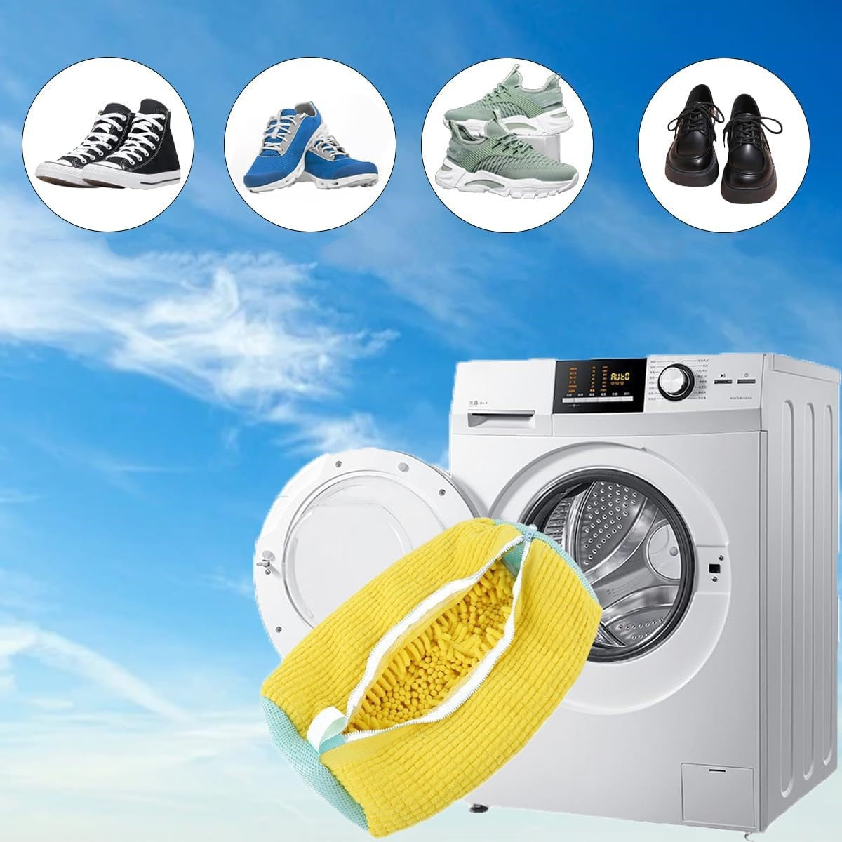 Shoe Washing Bag for Washing Machine – Anti-Deformation Laundry Bag for Sneakers
