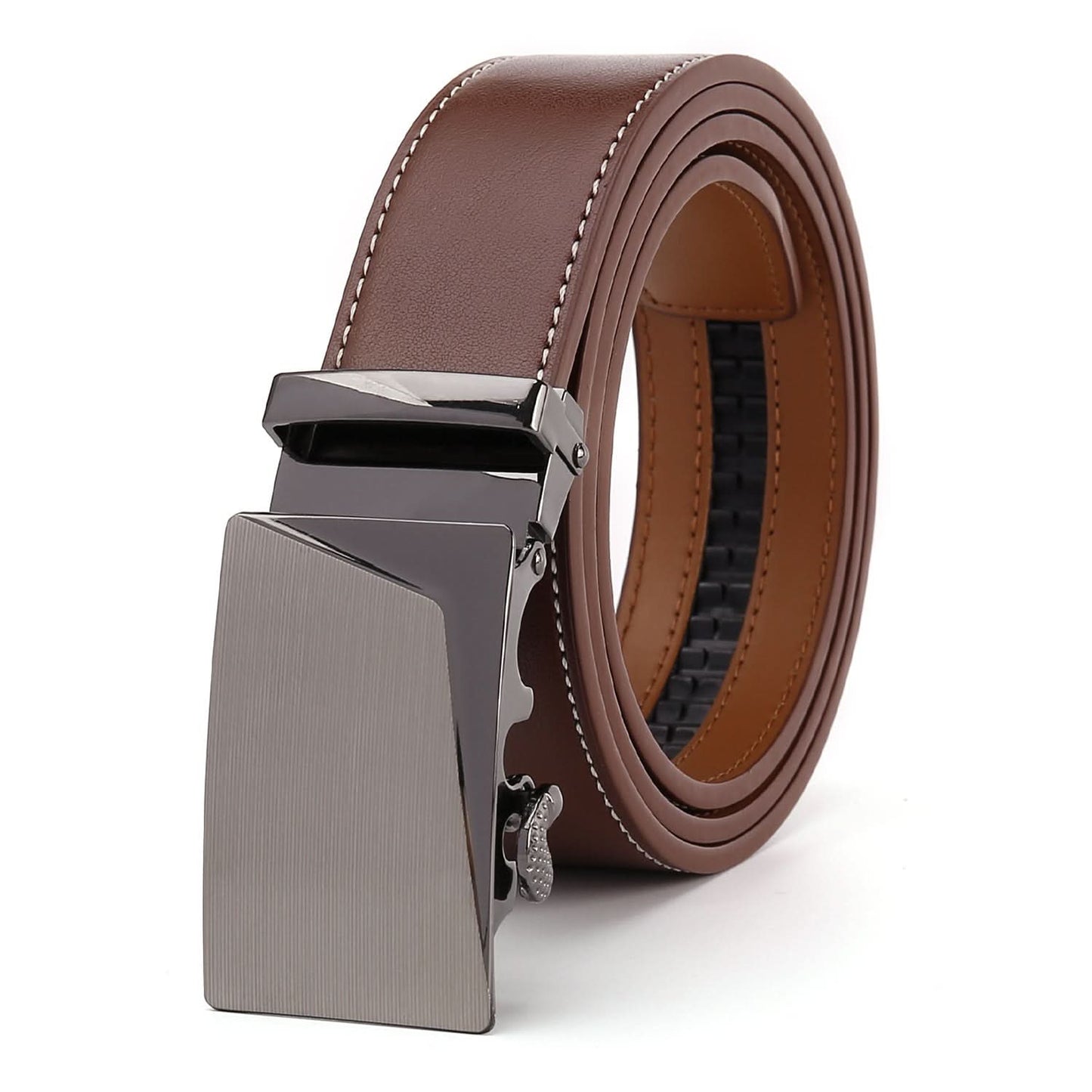 Men's Leather Automatic Buckle Belt