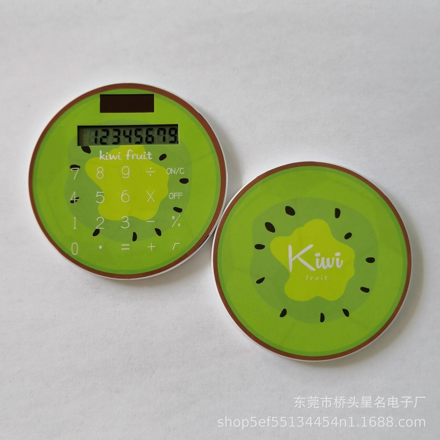 Round Puzzle Solar Card Calculator Toy
