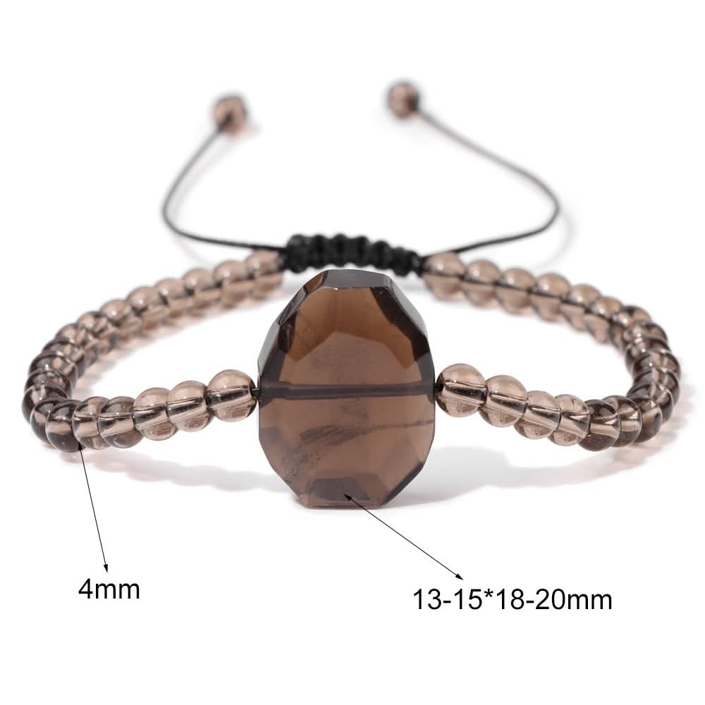 Men's Handmade Tiger Eye & Agate Bead Bracelet – Retro Design