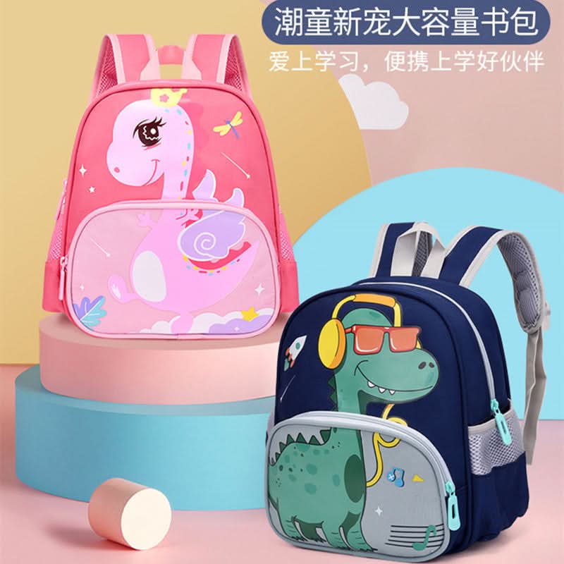 Kids’ Dinosaur Backpack – Oxford School Bag for Boys & Girls